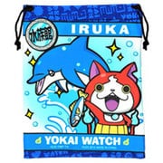 妖怪ウォッチ ご当地限定 巾着シリーズ 水族館 イルカだニャン! Mサイズ