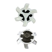 S-543 [ステルスタロン（PINS） ホワイト×ブラック 18個入り スパイク鋲]