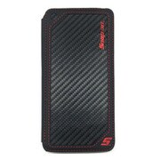 SO-P55L1 BK [iPhone 6 Plus/6s Plus 5.5インチ専用 本革カーボン調 手帳型ケース]