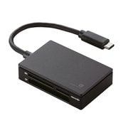 USB Type-Cコネクタ搭載メモリリーダライタ ブラック MR3C-A010BK
