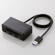 USB3.0ハブ付きメモリリーダライタ ブラック MR3-H009BK