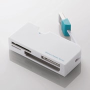 メモリリーダライタ ケーブル収納 SD＋MS＋CF対応 ホワイト MR-K013WH