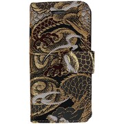 西陣織金襴ケース [iPhone 6/6s 4.7インチ用 雷龍青赤]