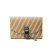 COPAA01002 [CODDLE PAPER10 STRIPE BROWN ポケットティッシュカバー]