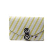 COPAA01003 [CODDLE PAPER10 STRIPE YELLOW ポケットティッシュカバー]