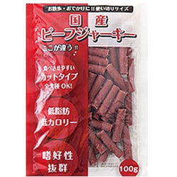 ヨドバシ Com ベリー 国産 ビーフジャーキー カットタイプ 100g 犬用おやつ 通販 全品無料配達