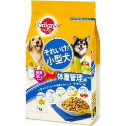 ヨドバシ Com マースジャパン ペディグリー Pk6 それいけ 小型犬 体重管理用 チキン入り 1kg ドッグフード ドライ 通販 全品無料配達