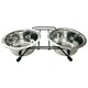 ペットのツイン食器 犬猫用-S DC-35 [犬用餌やり・水やり用品]
