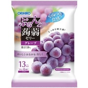 オリヒロ ぷるんと蒟蒻ゼリーパウチ グレープ [菓子 1袋（6個入り）]