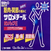 サロメチールIDパップE 12枚 [第2類医薬品 温湿布 ※セルフメディケーション税制対象商品]
