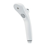 シャワーヘッド ストップシャワーヘッド 止水機能あり 節水効果あり 低水圧対応 ホワイト 356-802-W