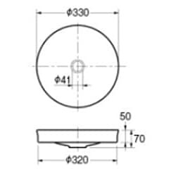 ヨドバシ.com - カクダイ KAKUDAI 493-097-GR [丸型手洗器