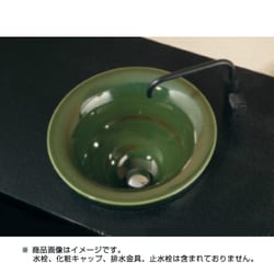 ヨドバシ.com - カクダイ KAKUDAI 493-099-GR [丸型手洗器 青竹] 通販