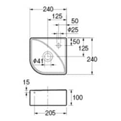 ヨドバシ.com - カクダイ KAKUDAI 493-150-YG [壁掛手洗器 イエロー