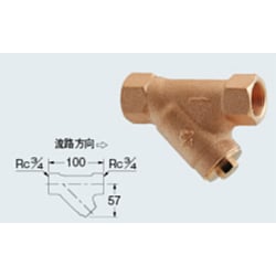 【激安大特価!】 - ヨドバシ.com カクダイ 80メッシュ Y型ストレーナー KAKUDAI 配管・排水用備品