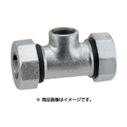 649-848-13W [3管兼用ジョイント ネジ付きチーズ 白]