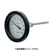 バイメタル製温度計 防水 アングル型 649-915-50B
