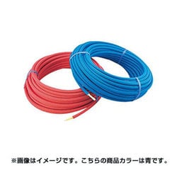 672-118-50B [保温材付き架橋ポリエチレン管 青 20A]