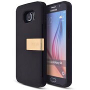 Galaxy S6用 RECTOスタンド付き携帯ケース ブラック VT-69208-BK