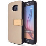 Galaxy S6用 RECTOスタンド付き携帯ケース ゴールド VT-69210-GD