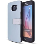 Galaxy S6用 RECTOスタンド付き携帯ケース シルバー VT-69211-SV