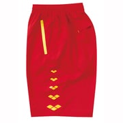 ARN0302P RED XO [ウィンドアップハーフパンツ XO レッド×イエロー]
