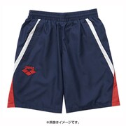 ARN-2302P [ウインドアップハーフパンツ SSサイズ ネイビー×レッド×ホワイト×レッド]