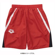 ARN-2302P [ウインドアップハーフパンツ SSサイズ レッド×ブラック×ホワイト×ホワイト]