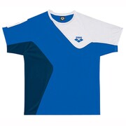 ARN-2305 [Tシャツ Oサイズ ブルー×ホワイト×Dネイビー]