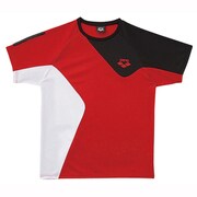 ARN-2305 [Tシャツ XOサイズ レッド×ブラック×ホワイト]