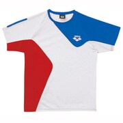 ARN-2305 [Tシャツ Lサイズ ホワイト×ブルー×レッド]