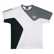 ARN-2305 [Tシャツ Sサイズ ホワイト×Dグレイ×ブラック]