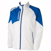ARN-4300 [Team Wear(チームウェア) クロスジャケット XOサイズ ホワイト×ブルー]