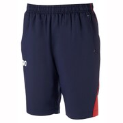 ARN-4302P [Team Wear(チームウェア) クロスハーフパンツ Sサイズ ダークネイビー×レッド]