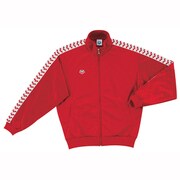 ARN-9307 [チームウェア トレーニングジャケット XOサイズ Dレッド×ホワイト・Dレッド]