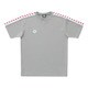 ASP-5112A [チームウェア 半袖Tシャツ Oサイズ Nグレイ×ホワイト・レッド]