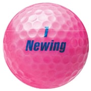 Newing（ニューイング） スーパーソフトフィール スーパーピンク [ゴルフボール 1スリーブ3球入り]