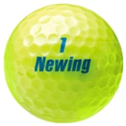 Newing（ニューイング） スーパーソフトフィール スーパーイエロー [ゴルフボール 1スリーブ3球入り]