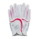 GLG54J ツアーグローブLD [レディース 両手用 白/ピンク 18cm]