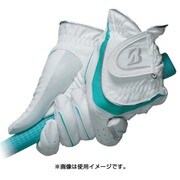 GLG54J ツアーグローブLD [レディース 両手用 白/緑 18cm]
