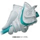 GLG54J ツアーグローブLD [レディース 両手用 白/緑 20cm]