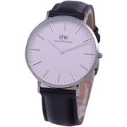 Classic 40 Sheffield(クラシック 40 シェフィールド)シルバー クオーツ メンズ 正規品 2年保証 0206DW DW00100020
