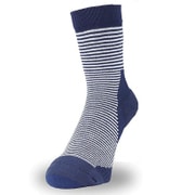 3F93365-NW-L [ゴルフ レギュラーソックス ユニセックス L 26～28cm ネイビーボーダー]