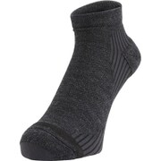 3F93366-CH-L [ゴルフ ショートソックス ユニセックス L 26～28cm チャコールグレー]