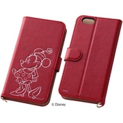 RT-DP7I/MN [iPhone 6/6s用 ディズニー ホットスタンプ ブックレザーケース 合皮 ミニー]