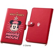 RT-DSPLL/MN [スマートフォン汎用 ディズニー アニメーションスタイル レザーケース Lサイズ 合皮 ミニー]