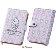 RT-DSPNS/AU [スマートフォン汎用 ディズニー アンティーク レザーケース Sサイズ 合皮 オーロラ]
