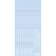 1/100 ホワイト＆グレー RB01 コーションデカール 1枚入 [コーションデカールシリーズ]