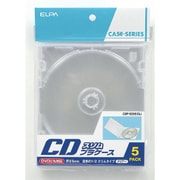 CDスリムプラケース 5枚入り クリア CDP-S055(CL)