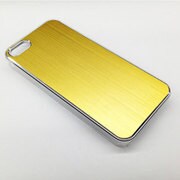 AC-P5-MT/BLC GD [iPhone 5s/5専用高級メタルヘアラインパネル]